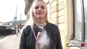 Redhead teen Lacey Vega taking a big cock