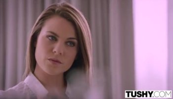 Succumbing to beautys oral pleasure